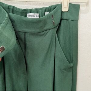 Veronica Beard Green Tailored Trousers